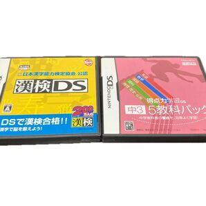 【NINTENDO DS】得点力学習DS 中3 5教科パック　漢検DS