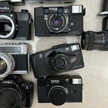 1円~フィルムカメラ ビデオカメラまとめ MINOLTA KONICA Victor FUJICA Canon SAMURAI など(ジャンク品 動作未確認 HY G152040) _画像7