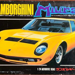 1/24プラモデル 日東科学 ランボルギーニミウラ 未組立　LANBORGHINI ニットー