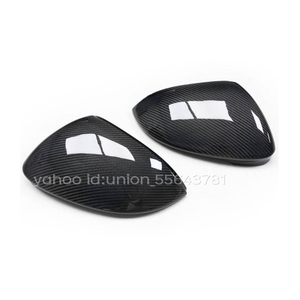  free shipping VW Golf 8 exterior parts real carbon made mirror cover exchange type left right set 