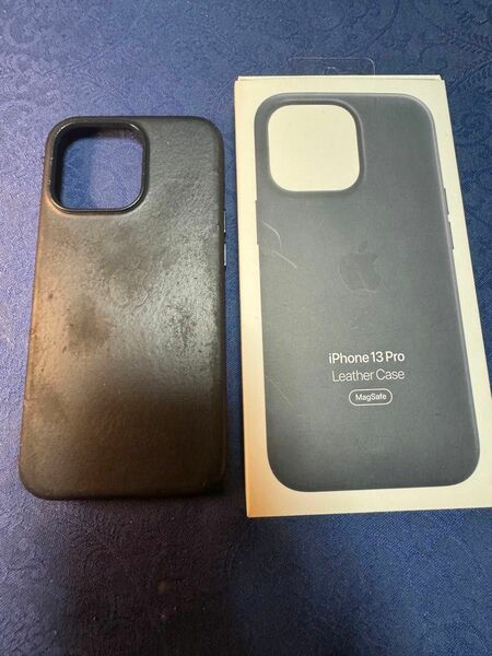 Apple レザーケース ブラック iPhone13 Pro MagSafe