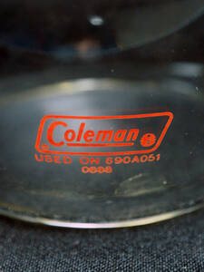Coleman コールマン ビンテージ　グローブ レッドレター 赤文字 200 200A 200B 201 202 242に使えます　d6