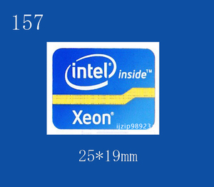 即決157【 Intel Xeon 】エンブレムシール追加同梱発送OK■ 条件付き送料無料 未使用