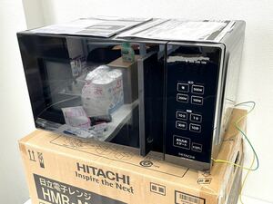 ★ 美品 日立 HITACHI 単機能電子レンジ HMR-MF22A K 50Hz/60Hz対応 22L 2023年製 ブラック 動作確認済み