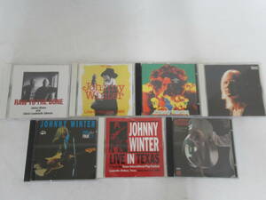 A106 Johnny Winter CD 7枚　まとめ　Rock 、ギタリスト、ジョニーウィンター