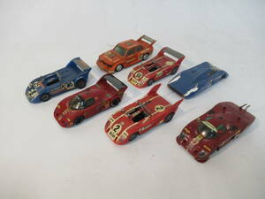 A144　LUSO toys ポルトガル製　ミニカー　8台 まとめ　スポーツカー　(欠損多々あり)
