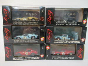 A162　Bang スポーツカー　イタリア製　1/43 6台まとめ　Ford MKⅡ Ford GT40 Ferrari 250 など　ミニカー　バン　フェラーリ