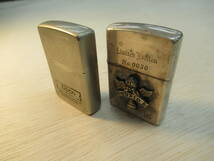 WZ16　ZIPPO 2組セット　　 CUPID　リミテッドエディション　1994年　メタル貼り　 / ヴィンテージ　表面ロゴ　1986年　　ジッポ_画像2