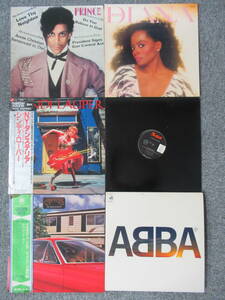 Q14　【レコード】　LP 洋楽　POPS　6組まとめ　シンディーローパー、ダイアナロス、アバ、など　Cyndi Lauper、Diana Ross、ABBA