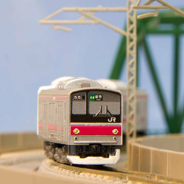 Zゲージ 205系 京葉線 鉄道模型 ストラクチャー ジオラマ 通勤型電車 後期量産車 ケヨ21編成 ディスプレイ