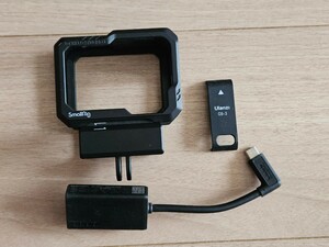 GoproPro 3.5mmマイクアダプターAAMIC-001、SmallRig スモールリグSR3083B、Ulanzi G9-3