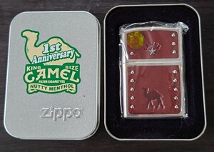 キャメル　Camel　ジッポー　ZIPPO　当選品　美品　未使用未開封品　オイルライター 　ライター 　ジッポ　非売品　即決オマケ付き