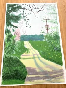 キャンバス地 絵画 風景画 David Hockney デビッドホックニーポスター 40x60cm 防水　2