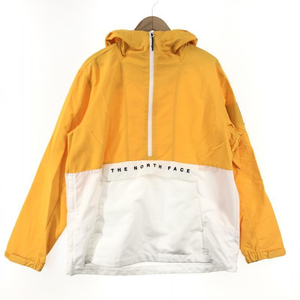 【中古】THE NORTH FACE BURNEY EX ANORAK ジャケット M イエロー ホワイト ザ ノースフェイス[240017545501]