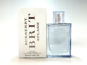 未使用 自宅保管品 BURBERRY バーバリー ブリット スプラッシュ フォーヒム オードトワレ EDT 50ml 香水 コスメ