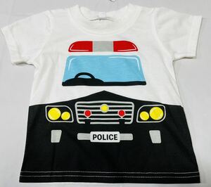 ★3467*激安sale!!新品 こども服 　なりきり(パトカー)半袖Tシャツsize80　1枚★Sunny Smile