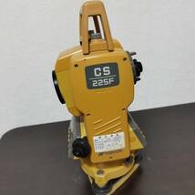 kydbt 【TOPCON/トプコン】CS-225F トータルステーション 測量・測定器　本体ケース付 【ジャンク】_画像3