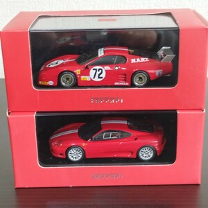 TADBT　ホットウィール ixo 1/43 フェラーリ 360 チャレンジ ストラダーレ 2003 レッド フェラーリ BB512 LM ルマン 1982 #72