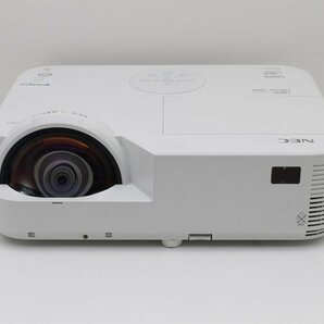 送料無料♪ NEC 短焦点プロジェクター ViewLight NP-M353WSJD 3,500ルーメン ランプ使用時間 200H以内 レンズキズ有り Q53Nの画像2