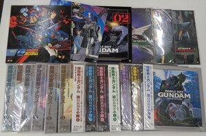 * laser disk Mobile Suit Gundam Super Dimension Fortress Macross set sale 18 sheets *