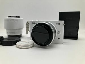 ☆【売り切り】Nikon（ニコン）ミラーレス一眼デジタルカメラ 1 J1 lens 10-30mm 1:3.5-5.6 VR φ40.5 30-110mm 1:3.8-5.6 VR φ40.5