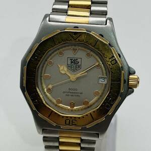 ◇【売り切り】TAG HEUER（タグホイヤー）メンズ腕時計 3000シリーズ プロフェッショナル 934-206 QZ ※ジャンク品