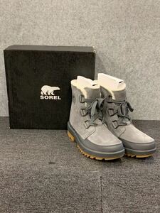 ◆【売り切り】SOREL ソレル TIVOLI IV WP ティボリ4 グレー スノーブーツ NL3425 25.5㎝ ※極美品