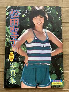 松田聖子　プルメリアの伝説　写真集　近代映画特別編集/2AY