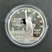 ●アメリカ合衆国●１９８６年自由の女神記念コイン プルーフコイン（２枚）　１セット●ケース入り●ｔz870_画像5