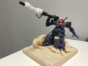 HG ドム　MS IGLOO風ジオラマ