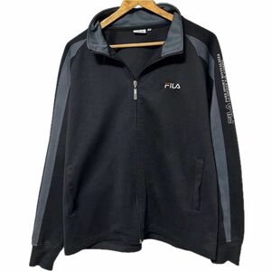 FILA フィラ ロゴ刺繍入り トレーニングウェア ジャージ