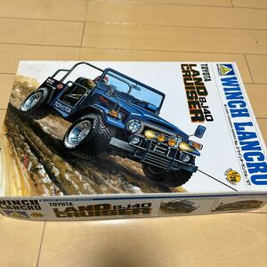 アオシマプラモデル ウインチ　ランドクルーザーBJ40未組立 