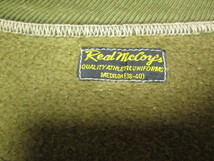リアルマッコイズ THE REAL McCOY'S ミリタリー スウェット U.S.A.F. エアフォースマーク M オリーブ REAL McCOYS 38 トレーナー_画像3