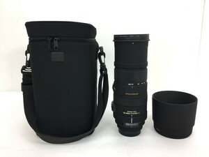 ●【同梱不可】【80】中古品 SIGMA シグマ レンズ APO 150-500mm F5-6.3 DG OS HSM 超望遠ズームレンズ