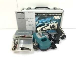 【同梱可】【80】中古品 makita マキタ TD021DSW 充電式ペンインパクトドライバ 白 7.2V 1.0Ah バッテリ2個・充電器・ケース付き※使用感有