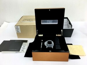 【同梱可】【80】中古 美品 PANERAI 純正 ラバーベルト ブラック ベゼルカバー ドライバー 外箱 取扱説明書付 Luminor Marina 1950