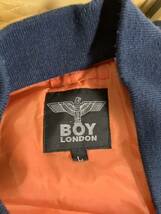 BOY LONDON ボーイロンドン　MA-1 フライトジャケット ナイロンジャケット　ネイビー　セレクト　メンズ　ミリタリー　古着　L_画像3