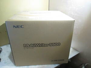 [N60222-1]★NEC MultiWriter 5500 レーザープリンター　純正トナーカートリッジ付　総印刷ページ数59708枚★ジャンク