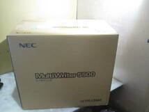 [N60222-2]★NEC MultiWriter 5500 レーザープリンター　純正トナーカートリッジ付　総印刷ページ数42175枚★ジャンク_画像1