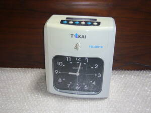 TOKAI TR-001s 　カギ付　タイムレコーダー 6欄印字可能 両面印字モデル タイムカード30枚付 TOKAIz