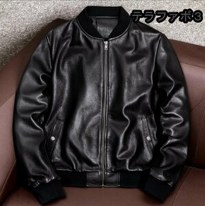 レザージャケット 牛革 カウハイド ライダース 本革 メンズファッション レザーコート 革ジャン シープスキン S～5XL