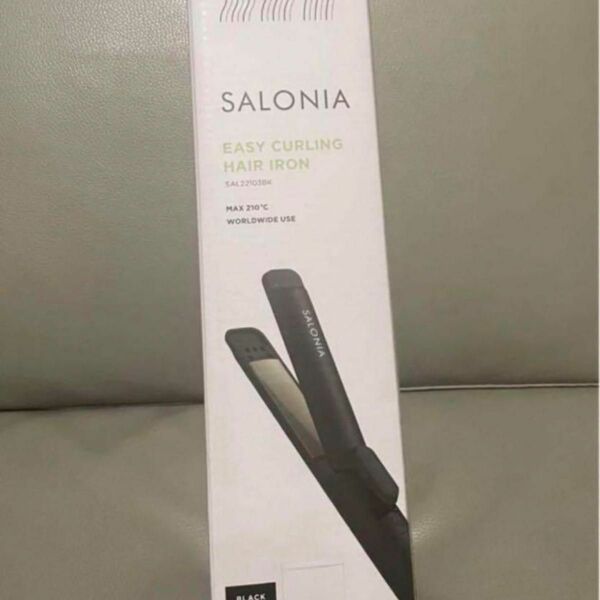 SALONIA サロニア イージーカールヘアアイロン 新品未開封SAL22103BK ブラック