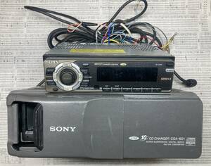 xr-c2400 SONY CDチェンジャー CDX-601 ソニー カーオーディオ 1DIN 当時物 現状