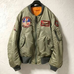 vintage MA-1 フライトジャケット パッチ ミリタリー アウター ナイロンジャケット USAF AIR FORCE ARMY アメリカ USA 