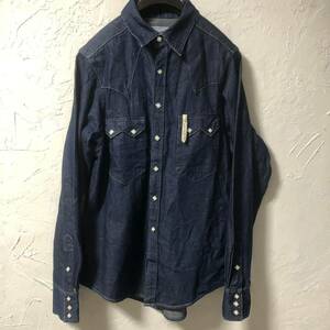 ROCKMOUNT ロックマウント デニムシャツ インディゴ ウエスタンシャツ 長袖 デッドストック MADE IN USA アメリカ製 vintage ヴィンテージ 