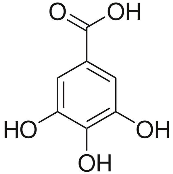 没食子酸 99.5% 50g C7H6O5 3,4,5-トリヒドロキシ安息香酸 有機化合物標本 試薬 試料 送料無料