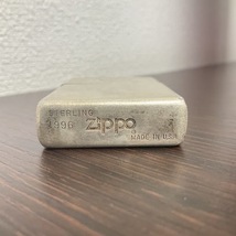 【#16383 ZIPPO　sterling　スターリングシルバー　へこみ　歪み有　コレクター放出品　現状販売】_画像8