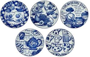 【1円〜】FORTUNE WORLD フォーチュンワールド 大皿 5枚 陶彩 ブランチ カレーセット