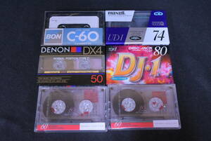 新品未開封/カセットテープ/maxell/UDI/74分/TDK/DJ・1/80分/ノーマルポジション/他/50分/60分/録音/テープ/6本セット/UOW209