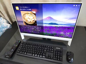 ★第8世代 Core i7/新品SSD 1TB/大容量メモリ16GB/Office 2021/Blu-ray★23.8型 LAVIE Desk All-in-one DA700/KAW #2423